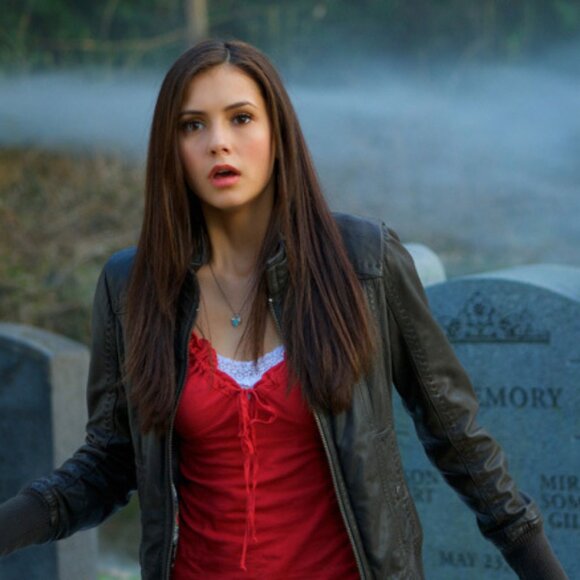 Old Navy Violet Peasant Top Blouse ALT ASO Elena Gilbert - Picture 2 of 7